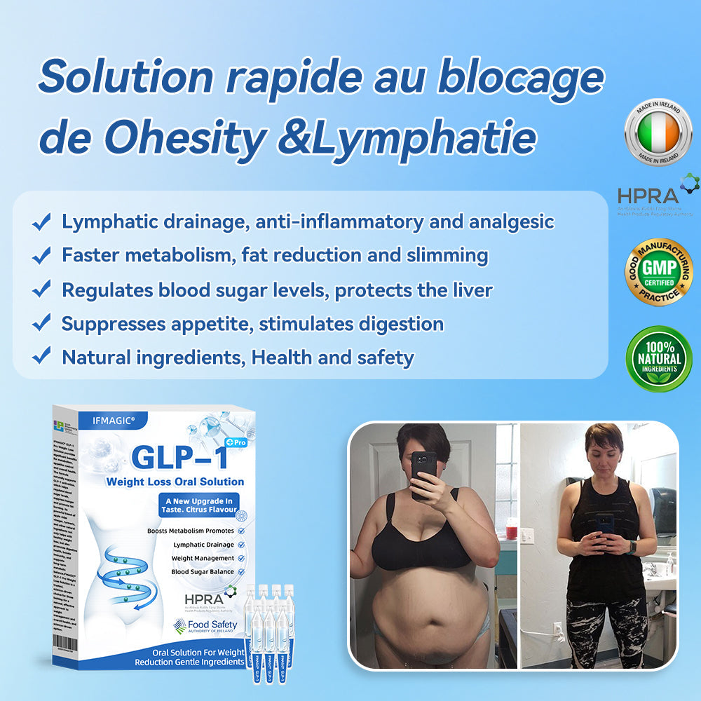 IFMAGIC® 🌳GLP-1 Pro Weight Loss Oral Solution7 days visible effect, no side effects, suitable for all age groups