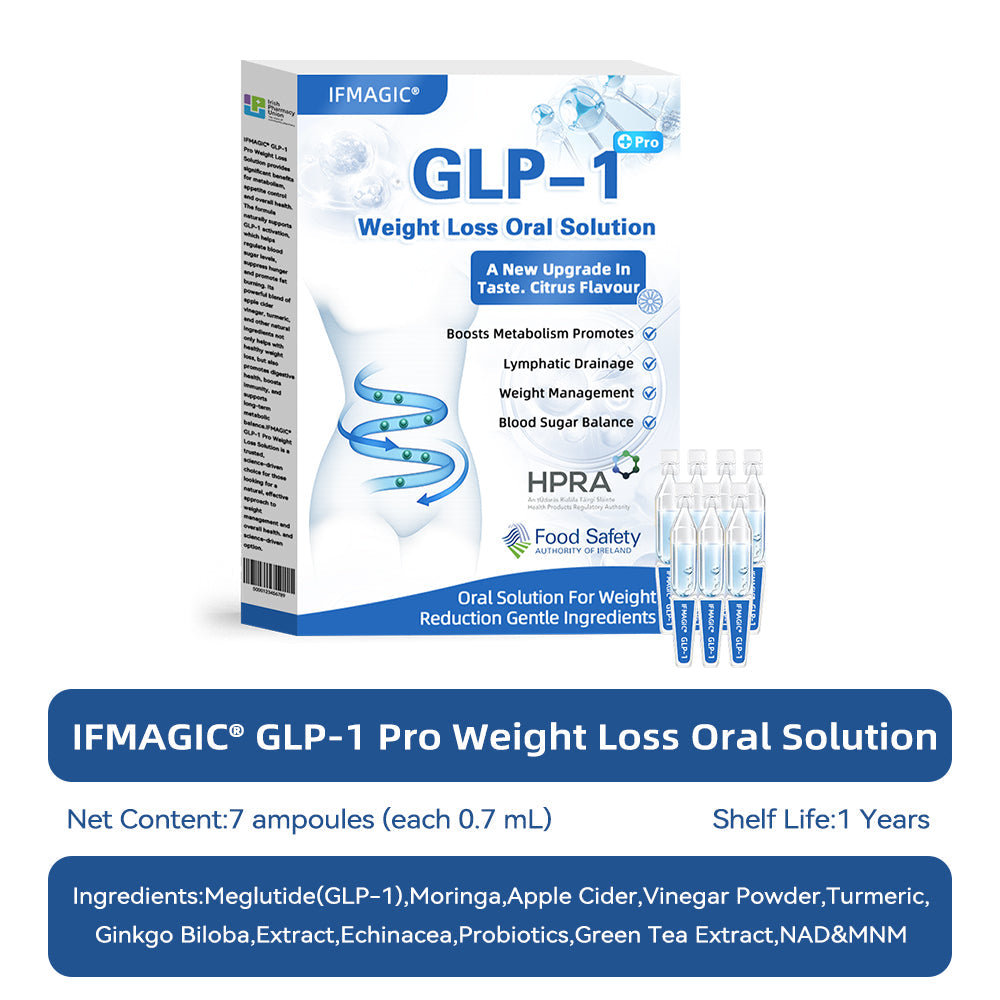 IFMAGIC® 🌳GLP-1 Pro Weight Loss Oral Solution7 days visible effect, no side effects, suitable for all age groups