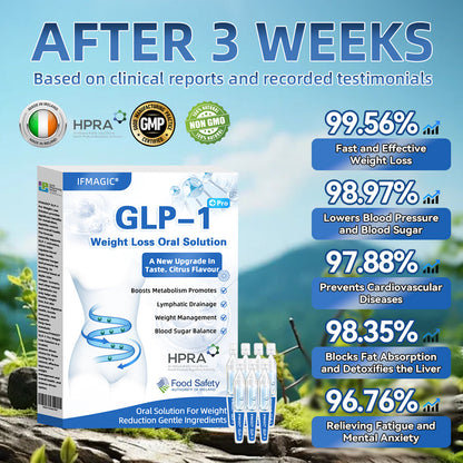 IFMAGIC® 🌲GLP-1 Pro Weight Loss Oral Solution7 days visible effect, no side effects, suitable for all age groups